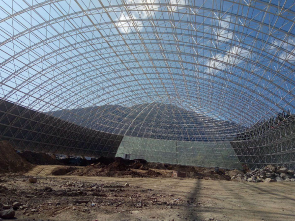 淮南干煤棚网架加工案例